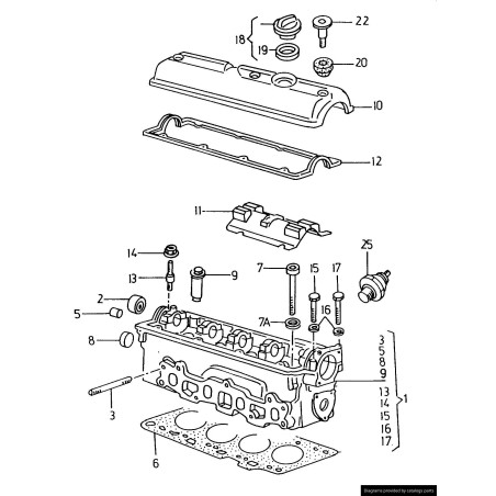 Bouchon d'Huile Original VW avec Joint 06B103485C Bouchon d'Huile Original VW avec Joint 06B103485C