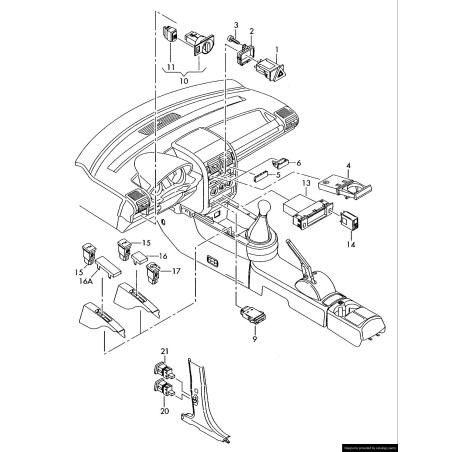 Relais Clignotant et Avertisseur Original Audi A2 (8Z)