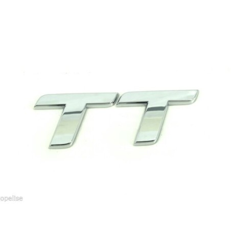 Emblème Audi TT Logo Autocollant Chromé Brillant 8J0853741A2ZZ Emblème Audi TT Logo Autocollant Chromé Brillant 8J0853741A2ZZ