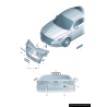 Emblème Audi TT Logo Autocollant Chromé Brillant 8J0853741A2ZZ Emblème Audi TT Logo Autocollant Chromé Brillant 8J0853741A2ZZ