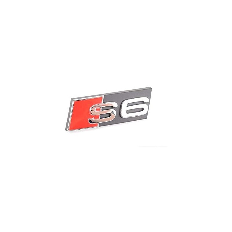 Emblème Chromé Audi S6 pour Calandre - Logo Tuning Extérieur