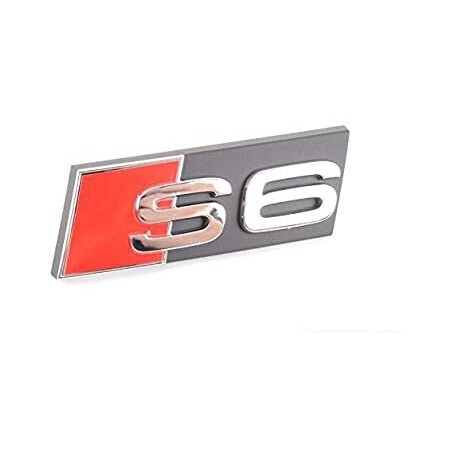 Emblème Chromé Audi S6 pour Calandre - Logo Tuning Extérieur Emblème Chromé Audi S6 pour Calandre - Logo Tuning Extérieur