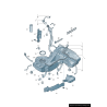 Bouchon de réservoir de carburant diesel Audi avec sangle de maintien Bouchon de réservoir de carburant diesel Audi avec sangle de maintien