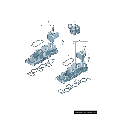 Kit de Réparation Clapet d'Admission V6 TDI 2.7/3.0 (A4/A5/A6/A8/Q5/Q7) Kit de Réparation Clapet d'Admission V6 TDI 2.7/3.0 (A4/A5/A6/A8/Q5/Q7)