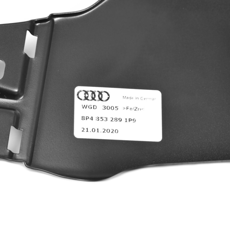 Cache-pilier gauche noir pour Audi A3 (8P) Sportback
