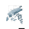Support Radio Doppel DIN Original pour Audi A4 S4 RS4 Cabriolet 8H0858005A Support Radio Doppel DIN Original pour Audi A4 S4 RS4 Cabriolet 8H0858005A
