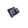 Interrupteur de Lève-Vitre Audi Original 2x Chromé Aluminium Noir Interrupteur de Lève-Vitre Audi Original 2x Chromé Aluminium Noir
