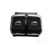 Interrupteur de Lève-Vitre Audi Original 2x Chromé Aluminium Noir Interrupteur de Lève-Vitre Audi Original 2x Chromé Aluminium Noir