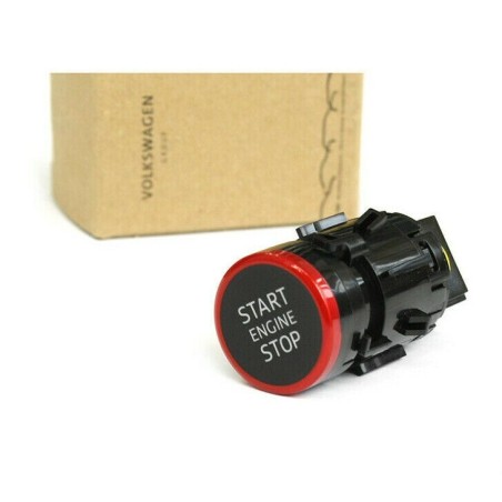 Bouton de démarrage/arrêt Audi original rouge/noir Bouton de démarrage/arrêt Audi original rouge/noir