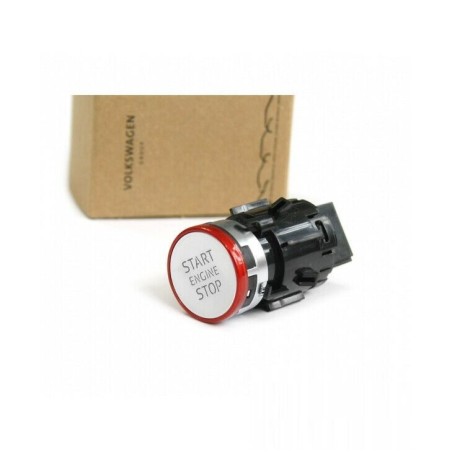 Bouton de démarrage Audi rouge/chrome avec fonction Start-Stop Bouton de démarrage Audi rouge/chrome avec fonction Start-Stop