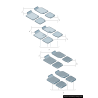 Tapis de Sol Premium Audi Q7 4L Velours Ensemble 4 Pièces Soul / Argent Tapis de Sol Premium Audi Q7 4L Velours Ensemble 4 Pièces Soul / Argent