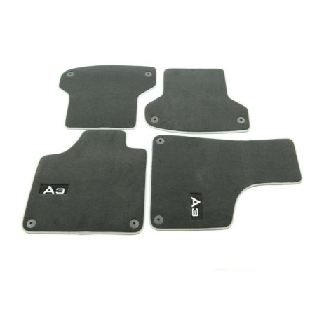 Tapis de Sol en Velours Original Audi A3 8P - Ensemble de 4 Pièces Tapis de Sol en Velours Original Audi A3 8P - Ensemble de 4 Pièces