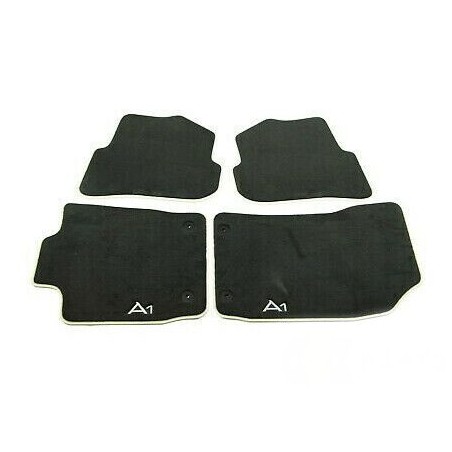 Tapis de Sol en Velours Premium Audi A1 S1 avec Inscription