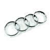 Emblème de Calandre Audi Anneaux Chromés 8D0853605 Emblème de Calandre Audi Anneaux Chromés 8D0853605