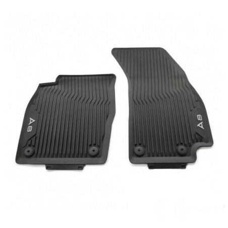 Tapis de sol en caoutchouc avant Audi A8 (D5 4N) noir Tapis de sol en caoutchouc avant Audi A8 (D5 4N) noir