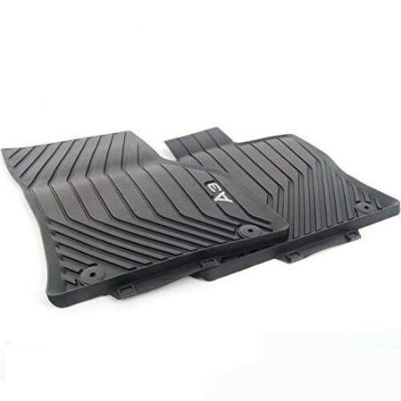 Tapis de sol en caoutchouc avant Audi A3 (8V) noir avec logo clair