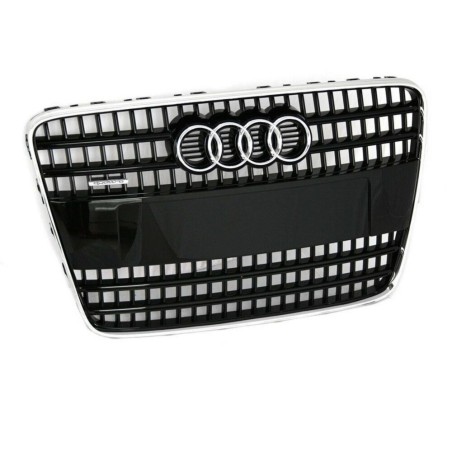Grille Avant Extérieur Brillant Noir pour Audi Q7 (4L) Quattro Grille Avant Extérieur Brillant Noir pour Audi Q7 (4L) Quattro