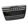 Grille Avant Extérieur Brillant Noir pour Audi Q7 (4L) Quattro Grille Avant Extérieur Brillant Noir pour Audi Q7 (4L) Quattro