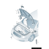 Serrure de Capot Originale Audi A3 (8P) avec Micro-interrupteur 8P0823509D Serrure de Capot Originale Audi A3 (8P) avec Micro-interrupteur 8P0823509D