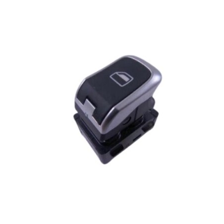 Interrupteur de Lève-Vitre Audi Original 1-Voie Chromé Aluminium Noir Interrupteur de Lève-Vitre Audi Original 1-Voie Chromé Aluminium Noir