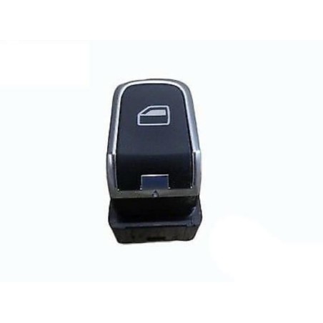Interrupteur de Lève-Vitre Audi Original 1-Voie Chromé Aluminium Noir Interrupteur de Lève-Vitre Audi Original 1-Voie Chromé Aluminium Noir