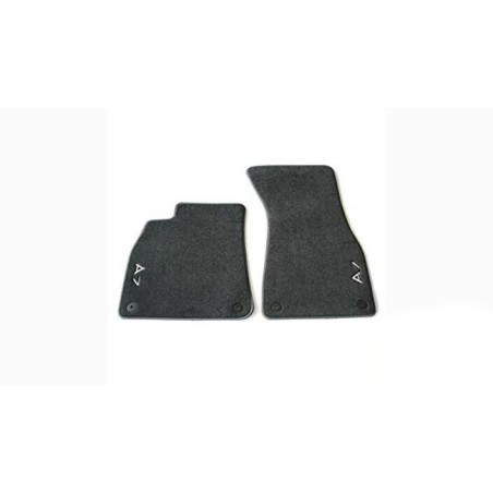Tapis de sol en velours noir premium pour Audi A7 Sportback (C8 4K)