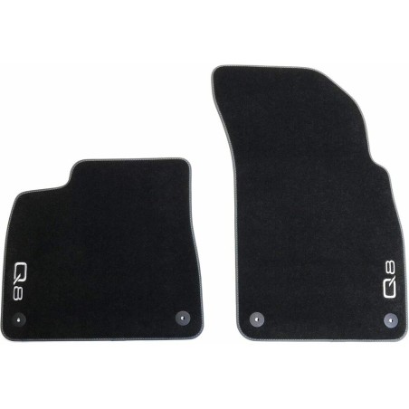 Tapis de Sol Avant en Velours Noir Audi Q8 Premium 4M8061275MNO