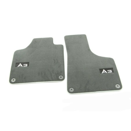 Tapis de Sol Premium en Velours pour Audi A3 8P - Ensemble de 2 Pièces Avant Tapis de Sol Premium en Velours pour Audi A3 8P - Ensemble de 2 Pièces Avant