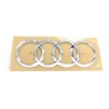 Emblème chromé original Audi A6 S6 RS6 Avant logo anneaux hayon 4G98537422ZZ Emblème chromé original Audi A6 S6 RS6 Avant logo anneaux hayon 4G98537422ZZ