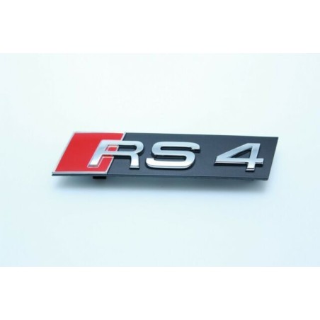 Emblème Chromé Original Audi RS4 8K Avant pour Calandre Emblème Chromé Original Audi RS4 8K Avant pour Calandre