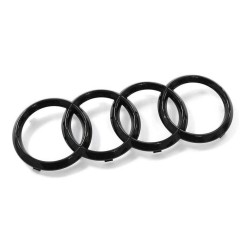 Emblème Audi Original Calandre Anneaux Black Edition Logo Noir