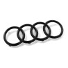 Emblème Audi Original Calandre Anneaux Black Edition Logo Noir Emblème Audi Original Calandre Anneaux Black Edition Logo Noir