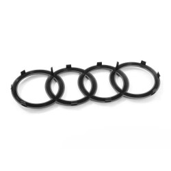 Emblème Noir Audi Q7 SQ7 Black Edition - Logo Arrière Noir