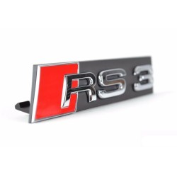 Emblème Avant Chromé Audi RS3 pour Calandre
