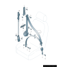 Verrouillage de ceinture avant côté conducteur Audi A4 S4 RS4 8E B7 Noir Satiné Verrouillage de ceinture avant côté conducteur Audi A4 S4 RS4 8E B7 Noir Satiné