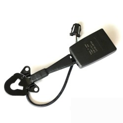 Boucle de ceinture avant Audi A6 (C6 4F) noir satiné