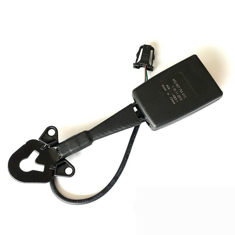 Boucle de ceinture avant Audi A6 (C6 4F) noir satiné