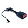 Boucle de ceinture avant Audi A6 (C6 4F) noir satiné Boucle de ceinture avant Audi A6 (C6 4F) noir satiné