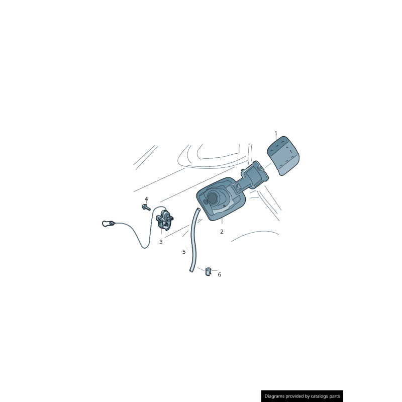 Module de Déverrouillage du Réservoir Audi 8V0862153B