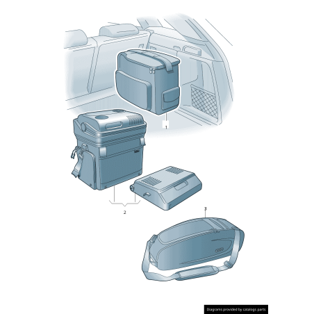 Sac Isotherme Original Audi 20L - Référence 4M8065402