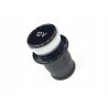 Attrape de Cendrier Audi 12V Chrome Noir Brillant Attrape de Cendrier Audi 12V Chrome Noir Brillant
