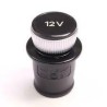 Attrape de Cendrier Audi 12V Chrome Noir Brillant Attrape de Cendrier Audi 12V Chrome Noir Brillant