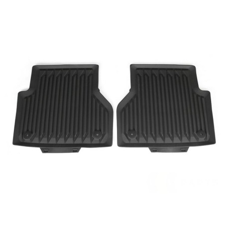 Tapis de sol arrière en caoutchouc noir Audi A6 A7 (C8) Tapis de sol arrière en caoutchouc noir Audi A6 A7 (C8)
