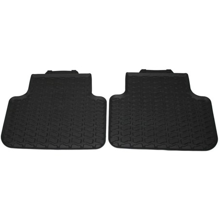 Tapis de Sol en Caoutchouc Noir pour Audi Q8 Q7 - Arrière, Toutes Saisons Tapis de Sol en Caoutchouc Noir pour Audi Q8 Q7 - Arrière, Toutes Saisons