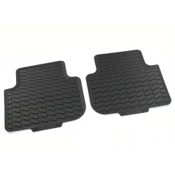 Tapis de Sol en Caoutchouc Noir pour Audi Q3 (F3) - Arrière
