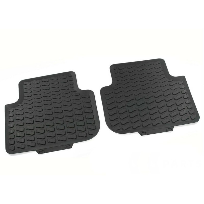 Tapis de Sol en Caoutchouc Noir pour Audi Q3 (F3) - Arrière
