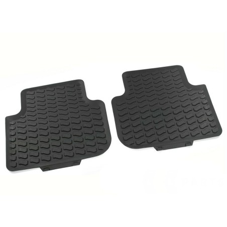 Tapis de Sol en Caoutchouc Noir pour Audi Q3 (F3) - Arrière Tapis de Sol en Caoutchouc Noir pour Audi Q3 (F3) - Arrière