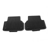 Tapis de sol arrière en caoutchouc noir pour Audi A5 (B9) Coupé Tapis de sol arrière en caoutchouc noir pour Audi A5 (B9) Coupé