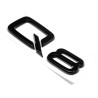 Emblème Audi Q8 Logo Autocollant Blackline Édition Noire Brillant Emblème Audi Q8 Logo Autocollant Blackline Édition Noire Brillant
