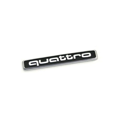 Emblème chromé extérieur pour hayon Audi Q2 Q5 (FY) quattro Emblème chromé extérieur pour hayon Audi Q2 Q5 (FY) quattro
